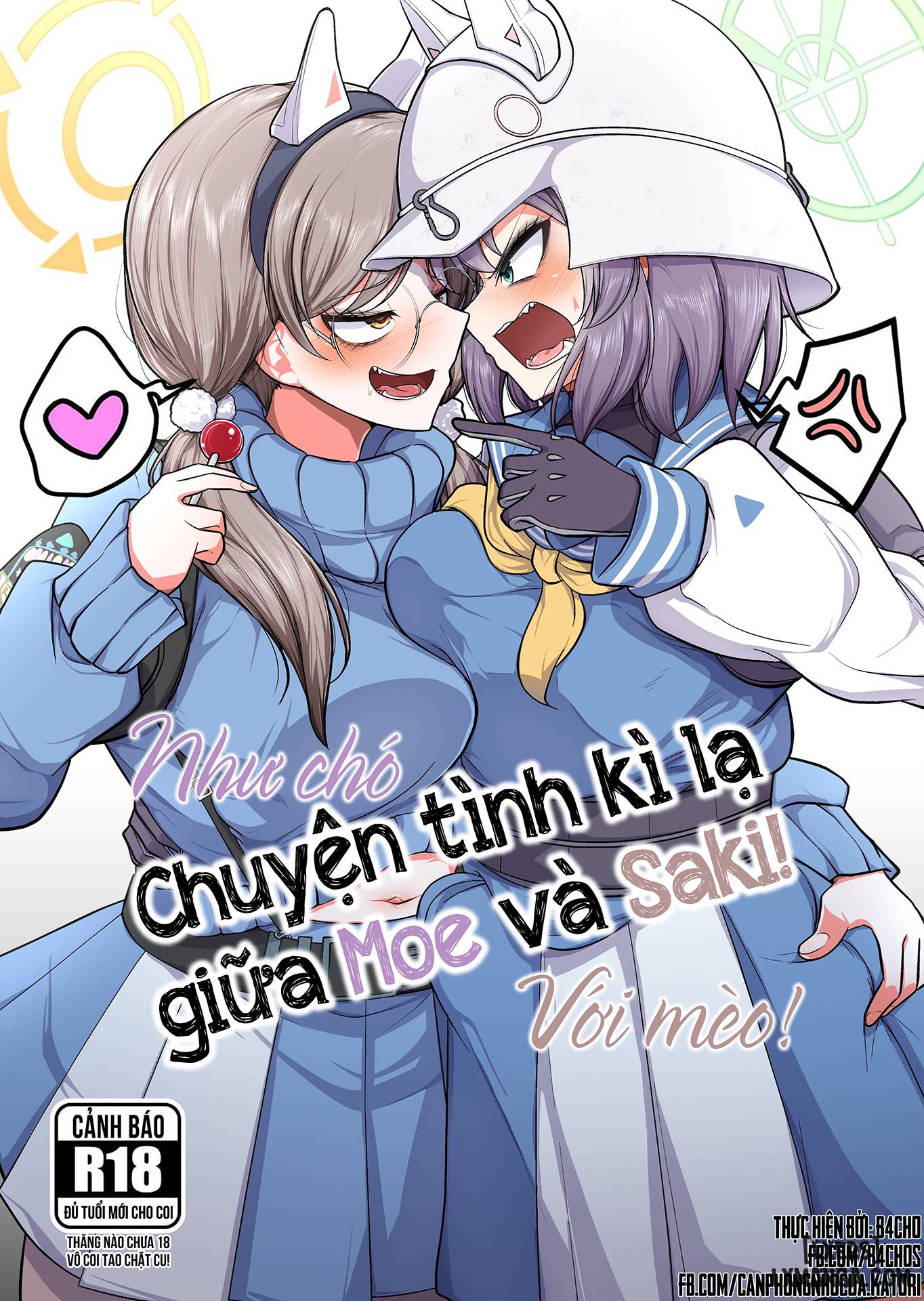 Truyện Chuyện tình kì lạ giữa Moe và Saki! (như chó với mèo!)