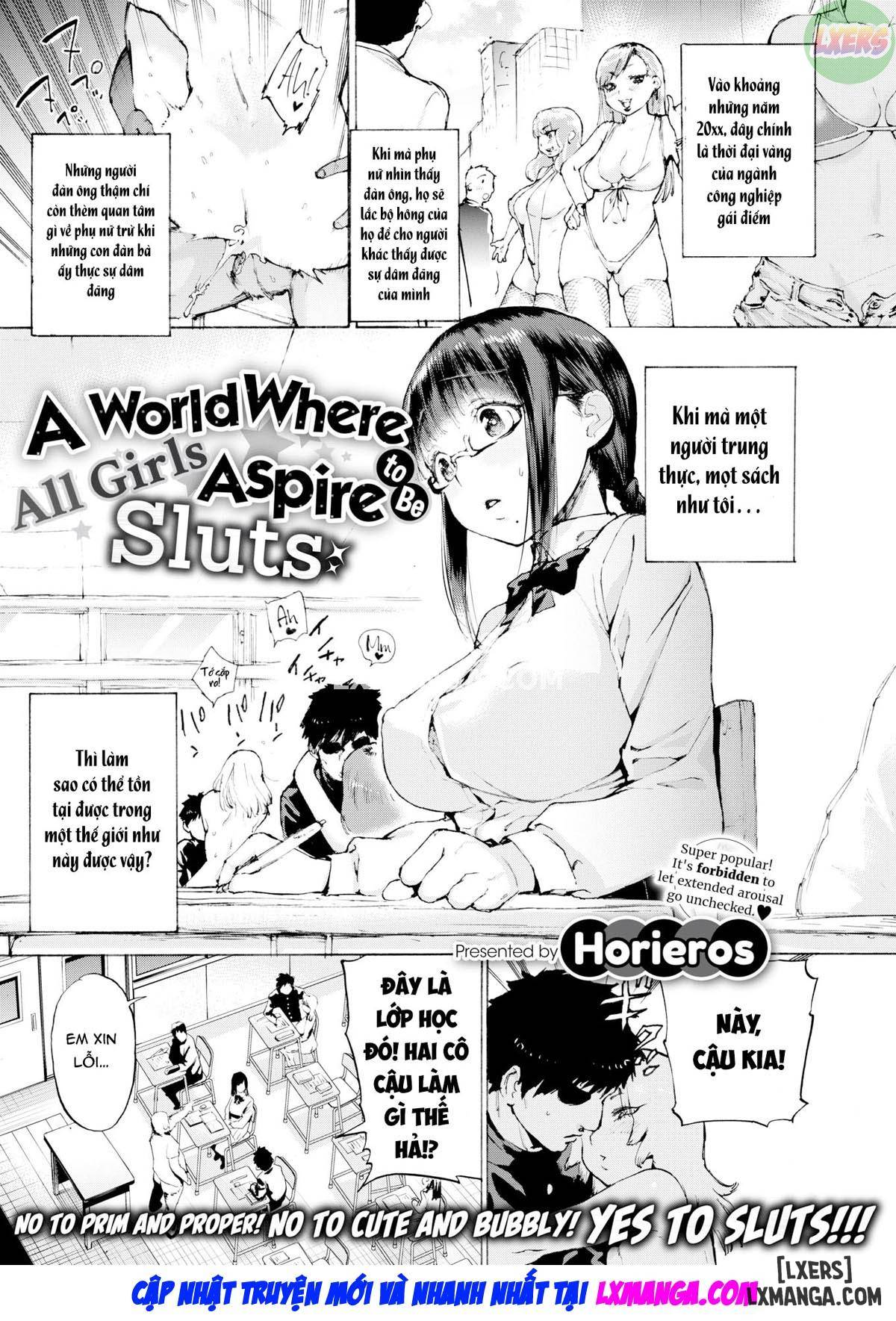 Truyện A World Where All Girls Aspire to Be Sluts