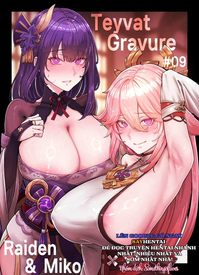 Truyện Teyvat gravure phần 09_ raiden và miko