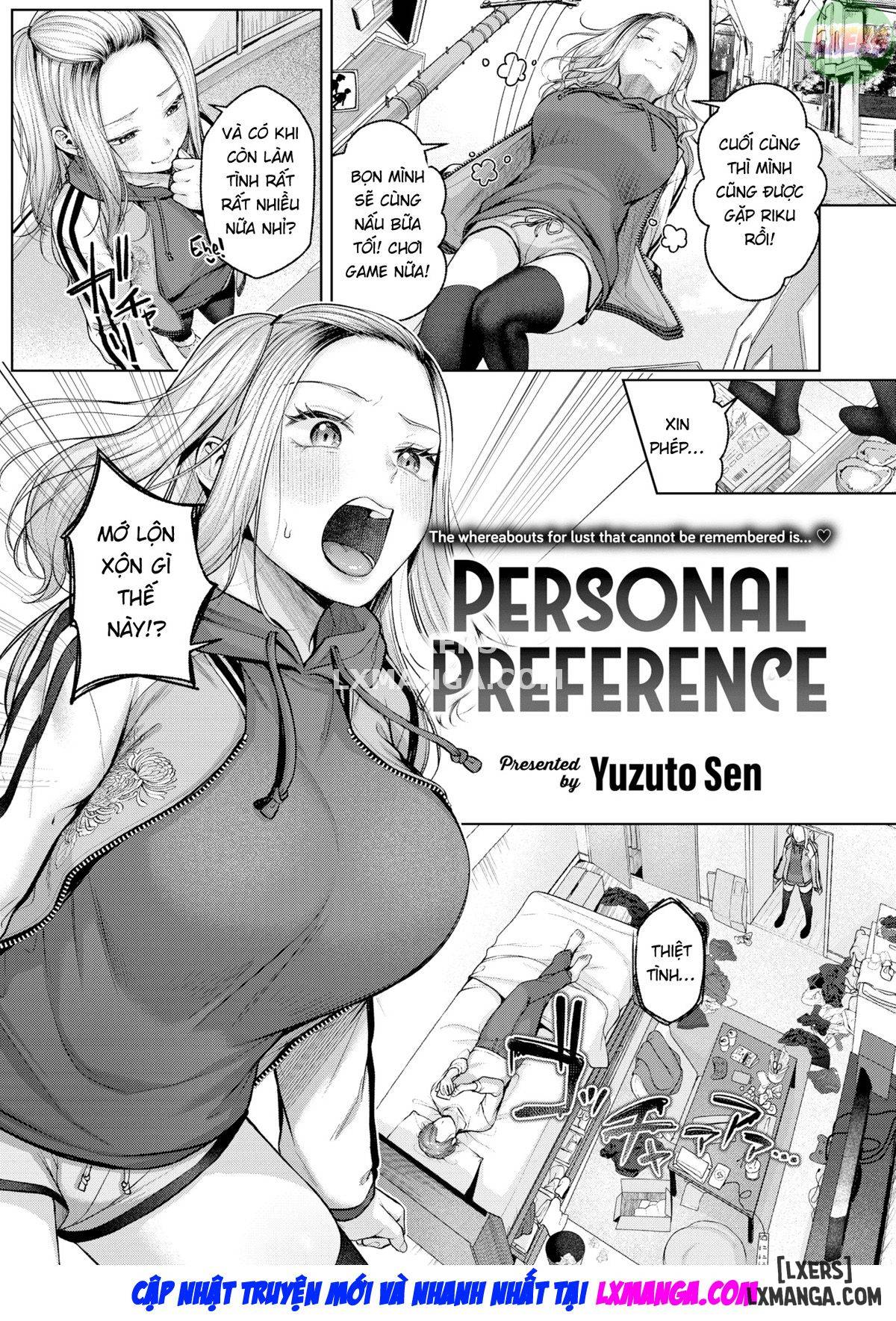 Truyện Personal Preferenc Truyện Personal Preferenc